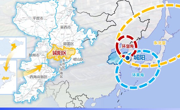 城阳区位图